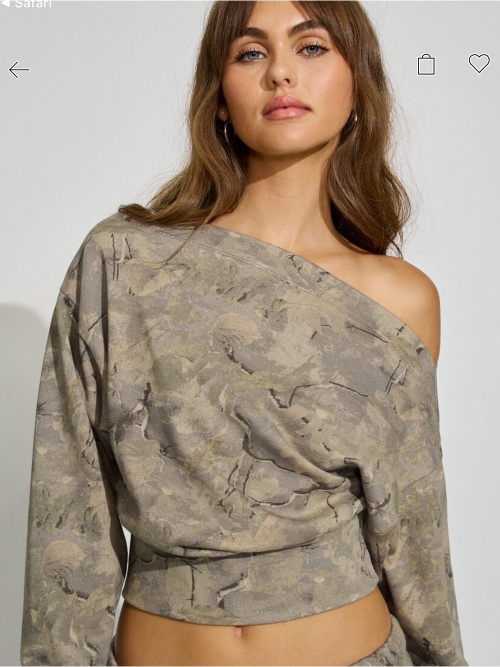 Garage Softterry Off Shoulder Sweater